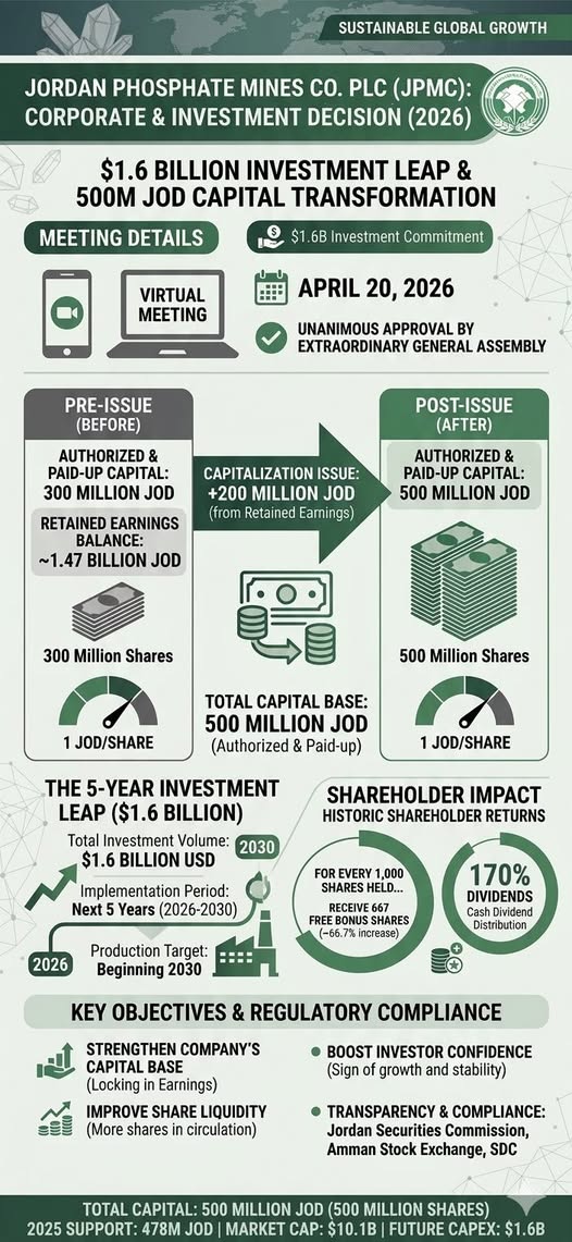 فوسفاتنا نحو العالمية.. قفزة استثمارية تاريخية بمليارات الدولارات! 